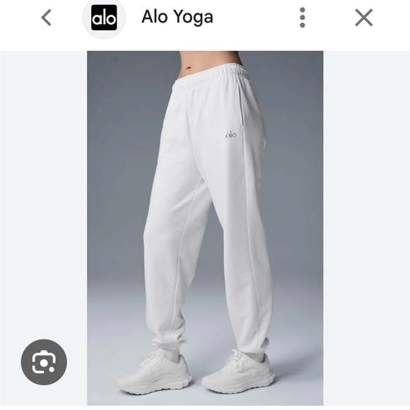 Alo Yoga Accolade Sweatpants jogger, chromed Alo logo (original piece - Picture 3 of 17